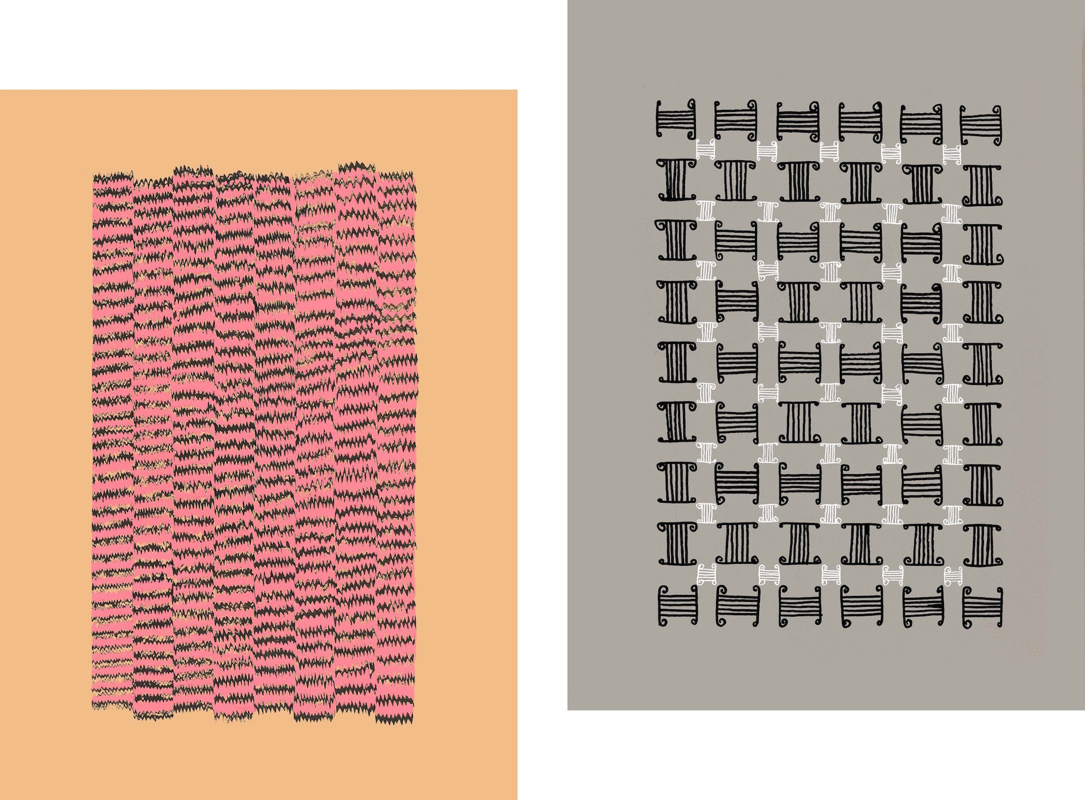 Untitled (left) and Untitled (right), Anna Loy, 2016